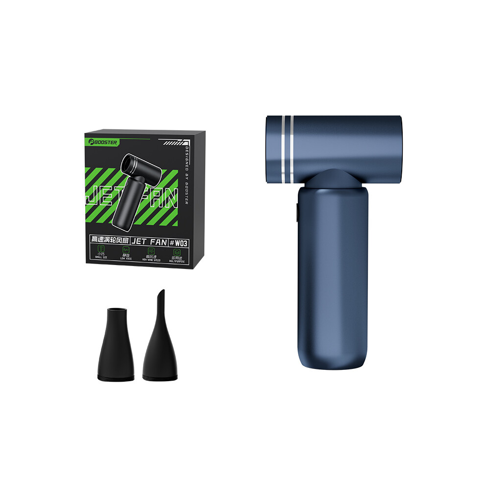 (Charge bleue de Type C) ventilateur à Jet Booster Turbo Mini souffleur d'air Portable puissant 110000