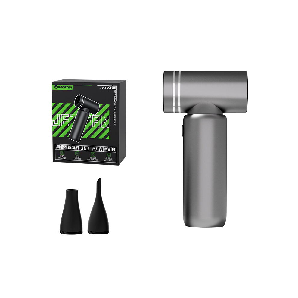 (Charge grise de Type C) ventilateur à Jet Booster Turbo Mini souffleur d'air Portable puissant 110000