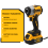 DEWALT DCF850 20V Visseuse à percussion sans fil brushless, 3 vitesses, LED, compacte (101 mm) 8
