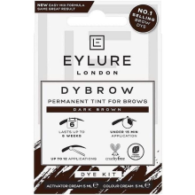 Eylure Dybrow Permanent Tint for Brows Dye Kit Dark Brown