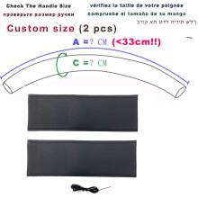 (custom black 2pc)Diy Custom Baby Kinderwagen Armlehne Griff Ledertasche Abdeckung für Bugaboo Bee Cameleon