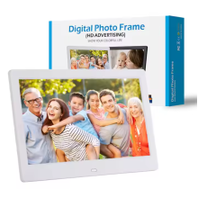 (White) 10'' Digital Photo Frames Black HD Video Gift for Her Christmas Gift Pack