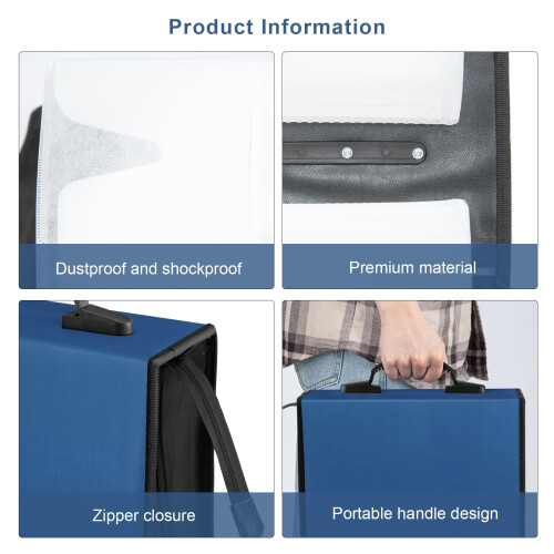 400 Disc Capacity Portable Holder Protector CD Binder Wallet Bag 2