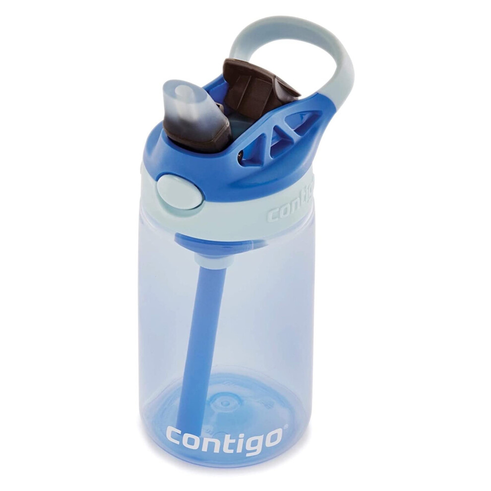 Contigo Kids Straw Water Bottle with AUTOSPOUT Lid  14oz  Cotton Candy