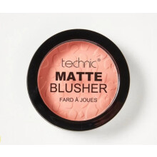 Technic Matte Blusher Powder Blush Cheeks Highlighter Vegan-Peachy