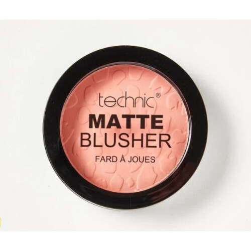 Technic Technic Matte Blusher Powder Blush Cheeks Highlighter Vegan-Peachy