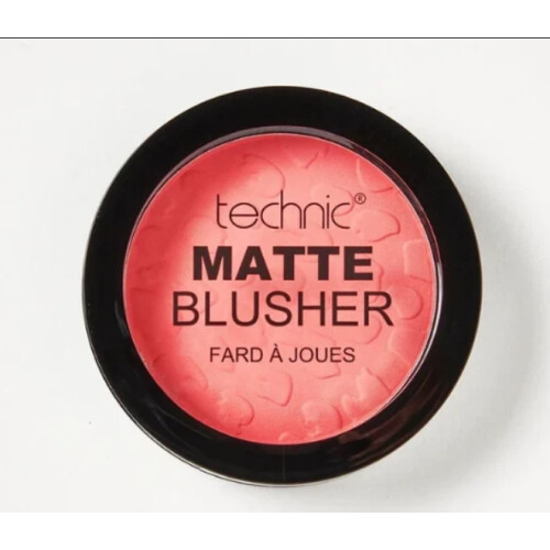 Technic Technic Matte Blusher Powder Blush Cheeks Highlighter Vegan- Coy