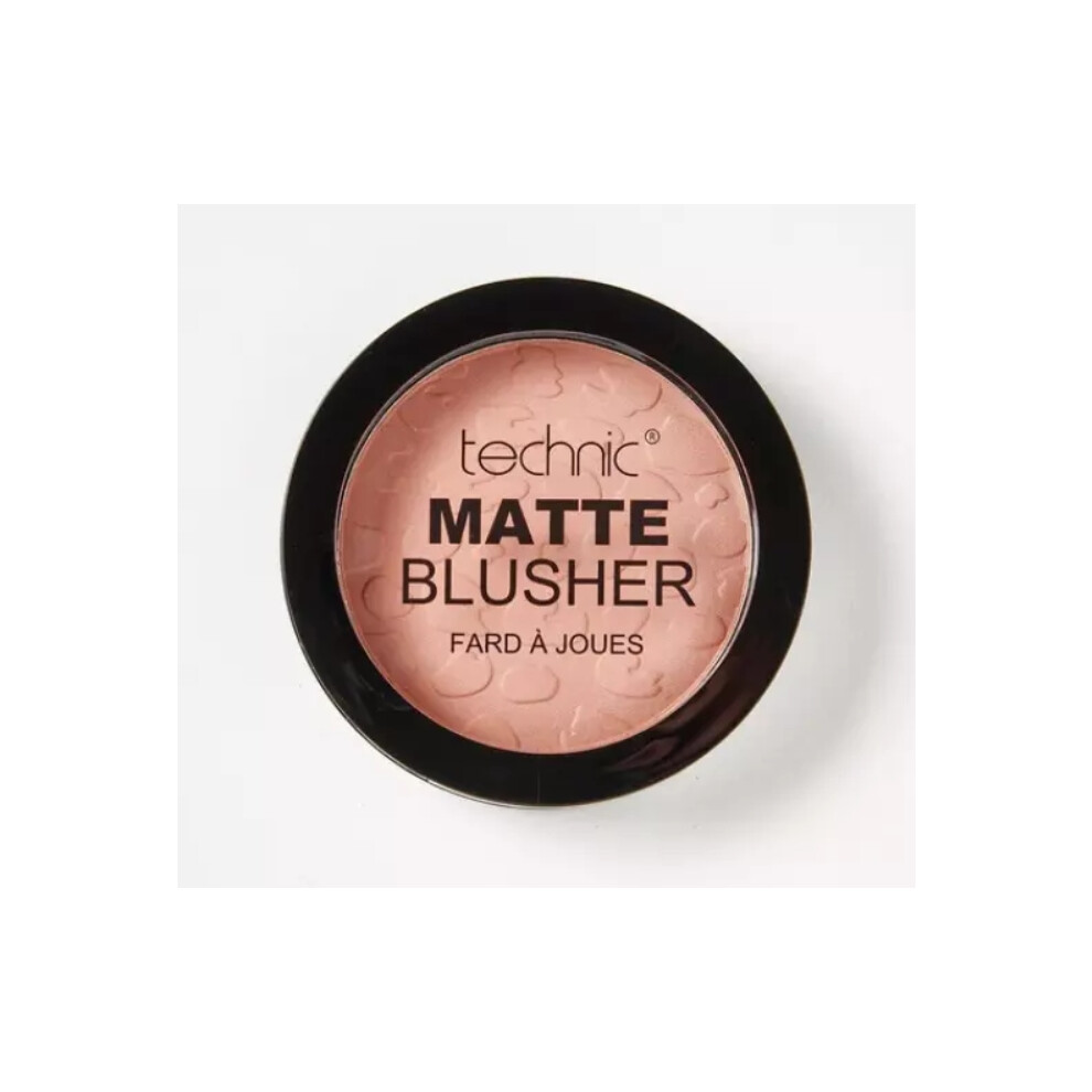 Technic Matte Blusher Powder Cheeks Highlighter Vegan-Barely There