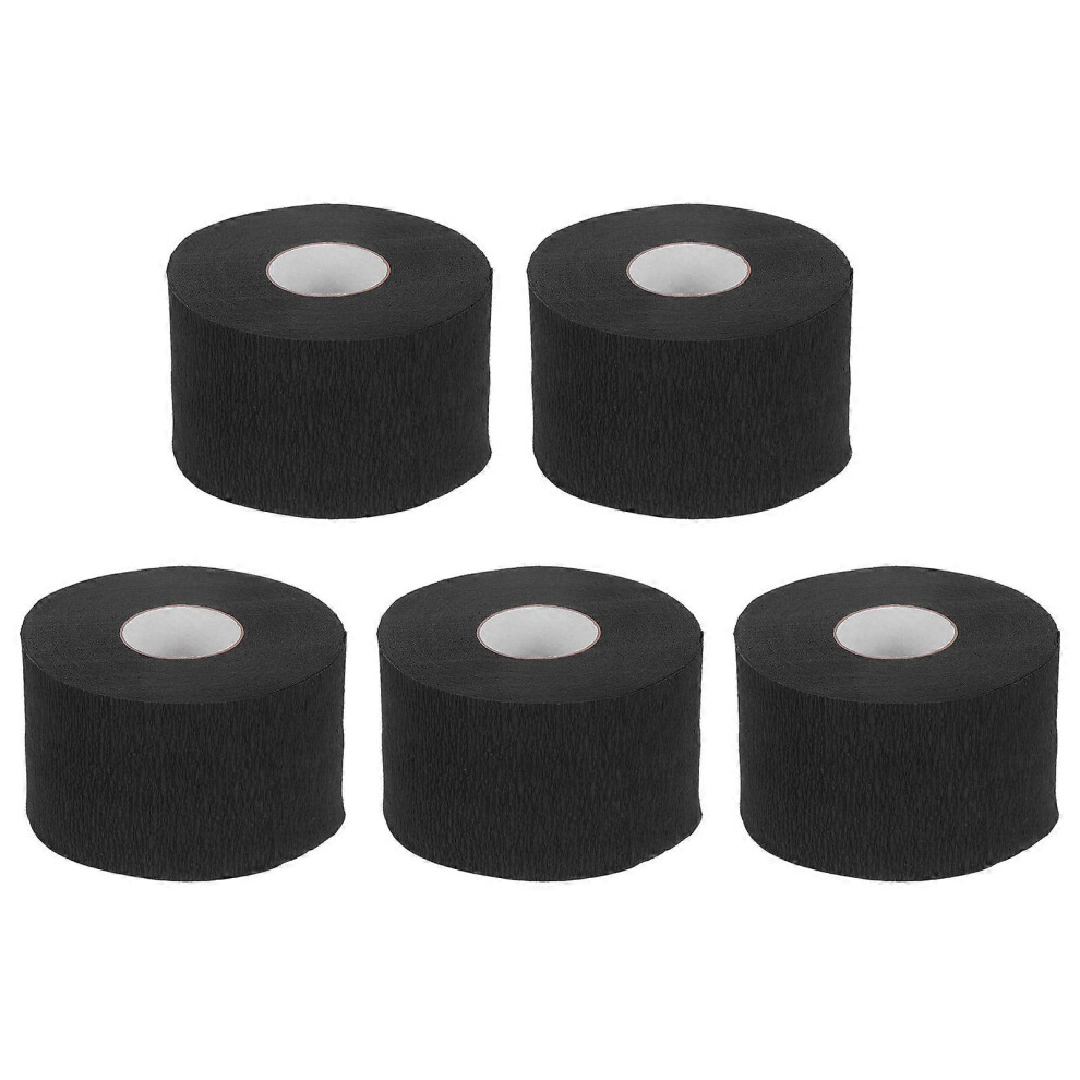 (As show, One size) 5 Rolls Disposable Barber Paper Neck Strips Salon Hair Cutting Neck Tape