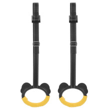 (As show, One size) 1 Set of Kids Fitness Gymnastics Rings Convenient Pull-Up Rings Outdoor Indoor Workout Sports Rings