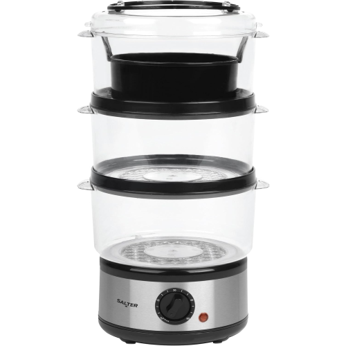 Salter Salter 3 Tier Electric Food Steamer - 7.5L, Stackable Steaming Baskets