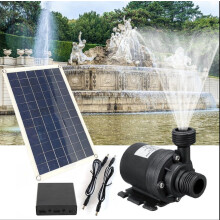 50w 800l/h Solar Panel Powered Water Pump Pond Garden Water Submersibles Aquarium Pumps