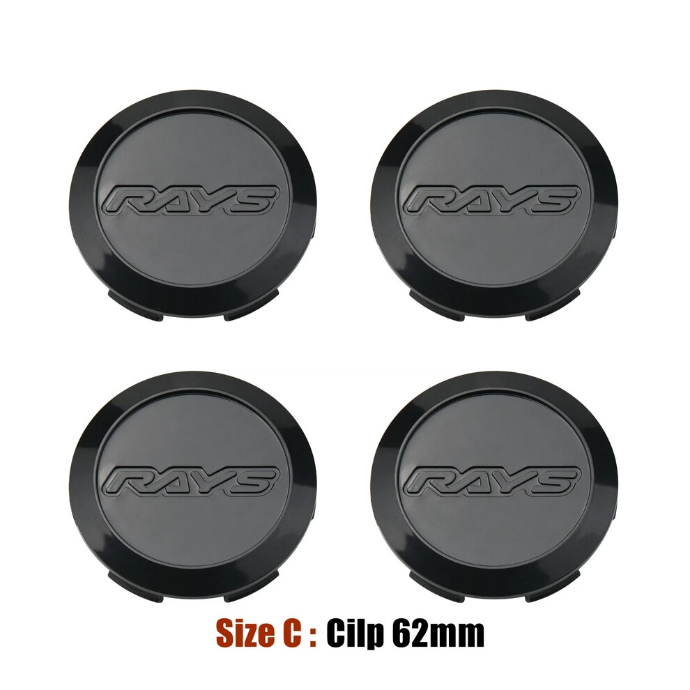 (62Mm Rays) Jdm Car Styling 3D Rays Wheel Center Cap 56Mm/60Mm/62Mm Sport Rim Cap Wheel Cover Cap Hubcaps Ce28 Te37 Re30 Ze40 Black/Bronze 6955118688920