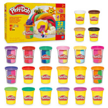 Play-Doh 22er-Pack, ultimative Farbvielfalt, sortierte Farben, 2 und 4 Unzen Modelliermasse-Dosen, Kunst- und Handwerksspielzeug für Kinder, Vorschul