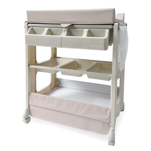 My Babiie My Babiie Baby Changing and Bath Unit - Herringbone 1