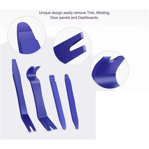 Car Moulding Door Clip Panel Trim Removal Tool Set 5pcs, no scratch 2