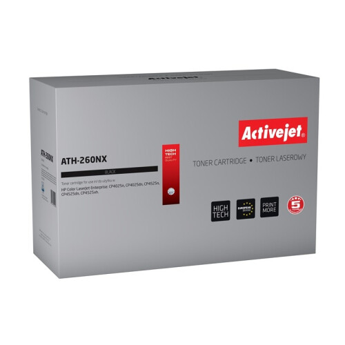 Toner ActiveJet para HP CE260X (referência ATH-260NX)