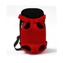 Pet Chest Bag Dog Backpack Go Out Convenient Four-legged Bag Pet Supplies(red,XL)