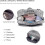 Pram Buggy Bag Organiser & Stroller Organiser,Large Stroller Storage with Deep Cup Holder(Grey) 3