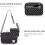 Pram Buggy Bag Organiser & Stroller Organiser,Large Stroller Storage with Deep Cup Holder(Black) 3