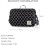 Pram Buggy Bag Organiser & Stroller Organiser,Large Stroller Storage with Deep Cup Holder(Black) 5