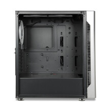 Mid tower behuizing - IBOX - CHIRON ZH68 - 2x200mm RGB voorkant - Gehard glazen panelen - GPU 370 mm