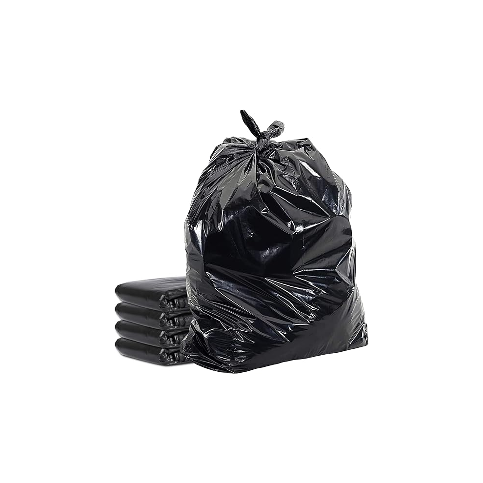 HOMESmith Extra Large & Extra Heavy Duty Refuse Sacks, Black Colour Bin Bags Pack of 20