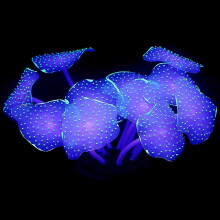 Coral plants decorative glowing artificial ornament for fish tank aquarium, spherical shape