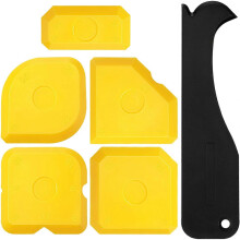 6 Pieces Caulk Tool Kit Sealant Silicone Finishing Tools Silicone Smoothing Tool Grout Finishing Tool