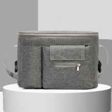 (Grau) 1 Stück Kinderwagen-Hängetasche, multifunktionale Ausgeh-Mama-Tasche, wasserdichte Aufbewahrungstasche