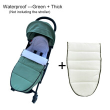 (Wasserdicht grün X) Universal Baby Kinderwagen Zubehör Fußsack Warme Sleepsäcke Kinderwagen Wasserdichte