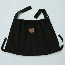 (Schwarzer Bär)Korea-Stil Neugeborene Babypflege Wickeltasche Baby Wickeltasche Stickerei Stepp Kinderwagen