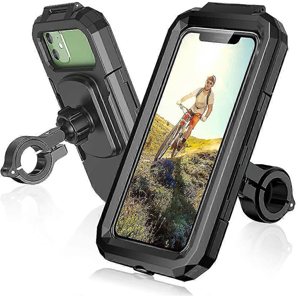 Waterproof Motorcycle Phone Holder 360 Rotation Anti-Vibration Bike Phone Holder 5004229403074
