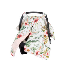 (Rose)Baby-Kinderwagen-Zubehör, Musselin, weiches, atmungsaktives Garn, Sonnenschutz-Abdeckung, Baby-Sonnenschutz,