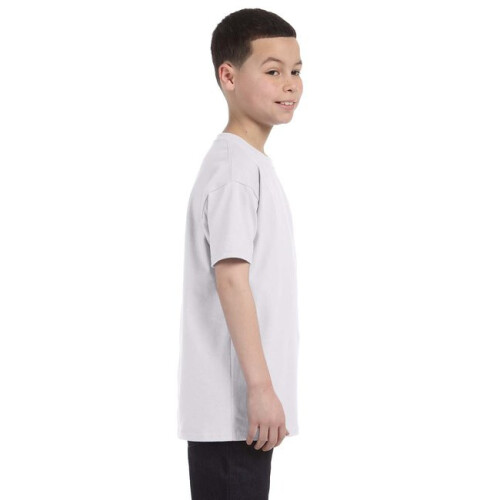 Tricko Hanes Youth Tagless  Ash (99/1)  L 2