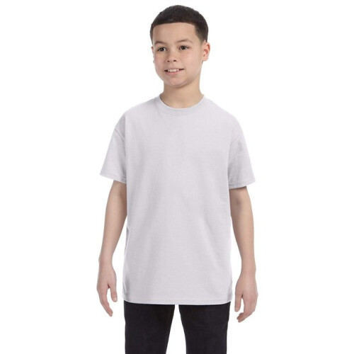 Tricko Hanes Youth Tagless  Ash (99/1)  L