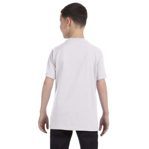 Tricko Hanes Youth Tagless  Ash (99/1)  L 1