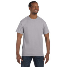 Hanes TAGLESS T-Shirt 5X-Large Oxford Grey