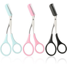 Curved Craft Scissors Stainless Steel Unisex Eyebrow Kit