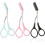 Curved Craft Scissors Stainless Steel Unisex Eyebrow Kit 1