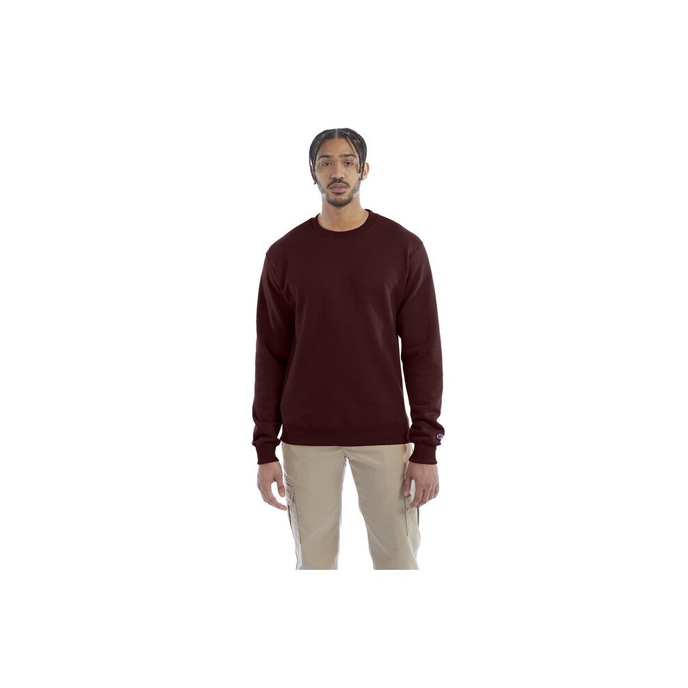 Adult Powerblend crewneck Sweatshirt - ROYAL BLUE HTHR - SD0102HI3YJ7