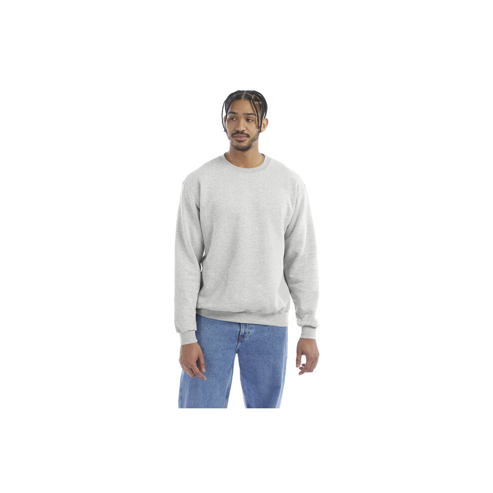 Adult Powerblend crewneck Sweatshirt - ROYAL BLUE HTHR - SD0102HI3YIU