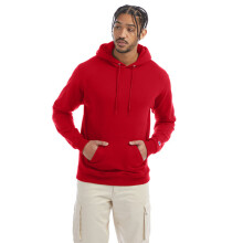 Sudadera con capucha Powerblend para adultos - Azul Real HTHR - Talla S (D0102HI3cFV)