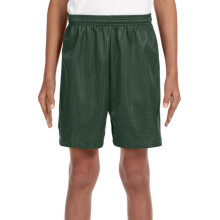 Jeugd Zes Inch Inseam Mesh Short - Zwart - XS(D0102H7KQ26)