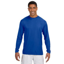 Cool Performance T-shirt met lange mouwen voor heren - ATLETISCH ORANJE - S(D0102H7KAVX)