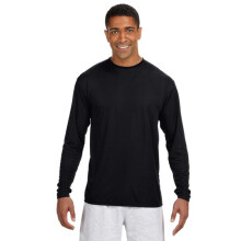 Cool Performance T-shirt met lange mouwen voor heren - ATLETISCH ORANJE - S(D0102H7KAWT)
