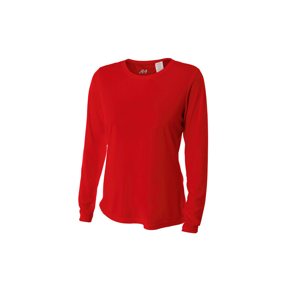 T-Shirt Rafra Chissant Manches Longues Pour Femme - Jaune Clair - Xs (D0102H7K206)-image