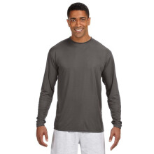 Mens cooling Performance Long Sleeve T-Shirt - ATHLETIc ORANgE - S(D0102H7KBg8)