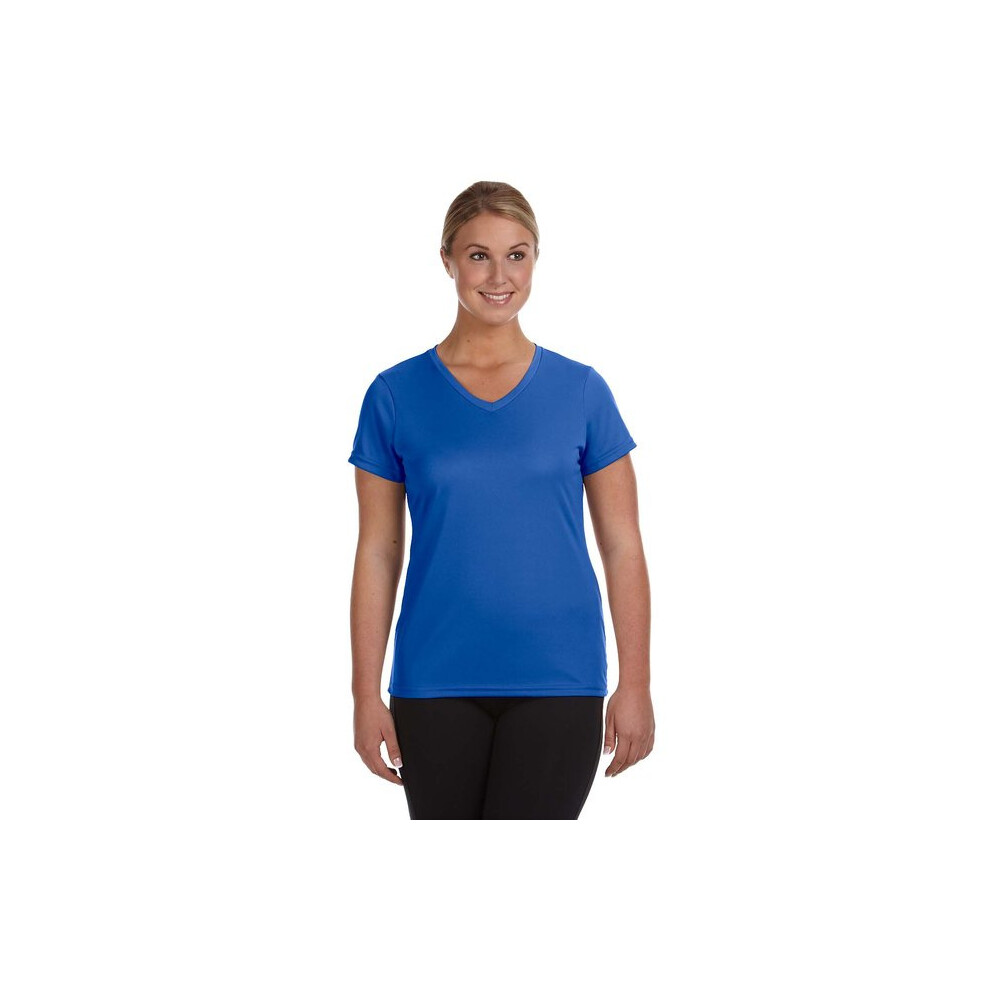 Damen-T-Shirt Mit Feuchtigkeitstransport Wei Xs (D0102H7Y0X2)-image