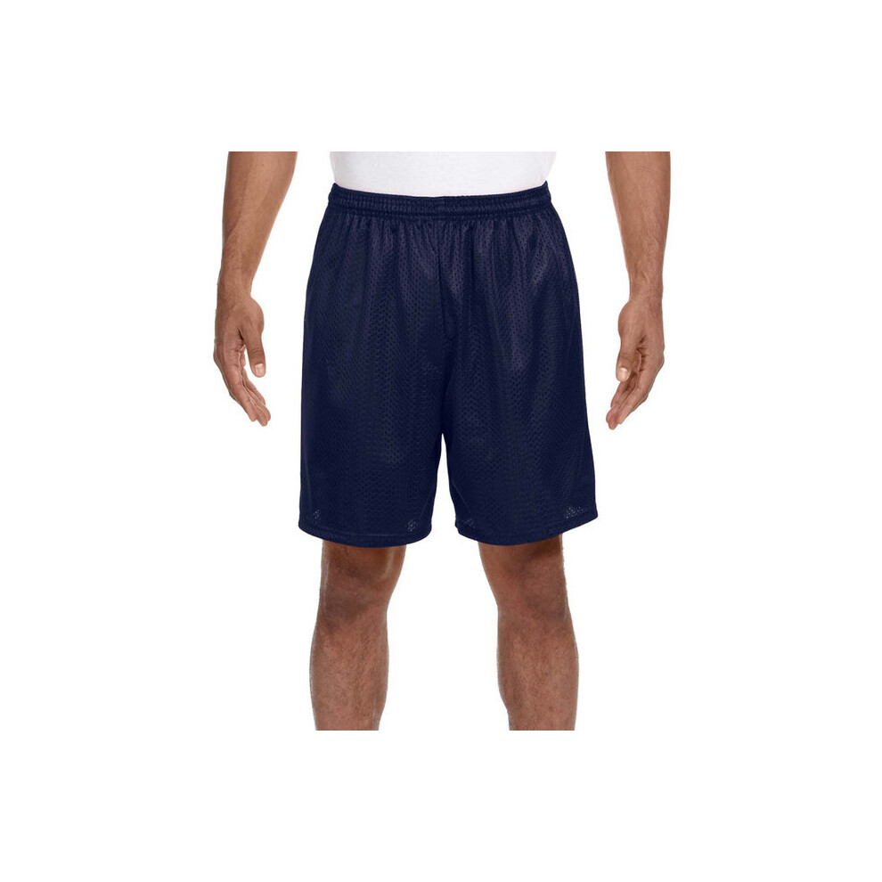 Mesh Short Met Binnenbeenlengte Van 18 Cm Voor Volwassenen - Zwart - Xs (D0102H7KIYX)-image